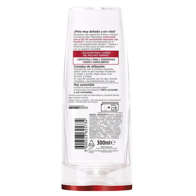 L’Oréal Paris Elvive Total Repair 5 Μαλακτικό για τα ταλαιπωρημένα μαλλιά 300 ml