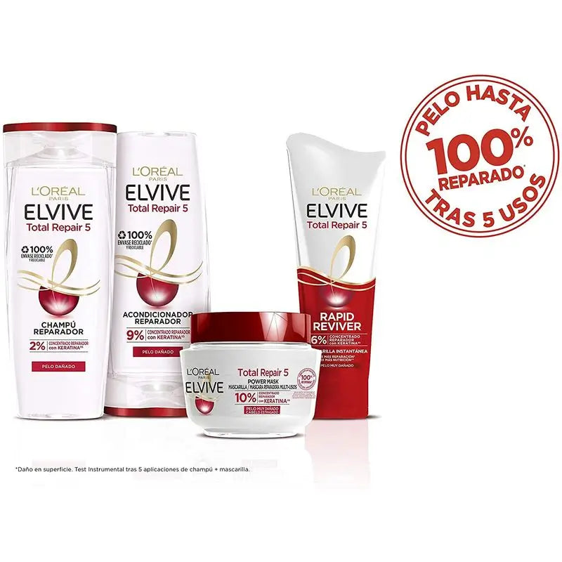 L’Oréal Paris Elvive Total Repair 5 Μαλακτικό για τα ταλαιπωρημένα μαλλιά 300 ml