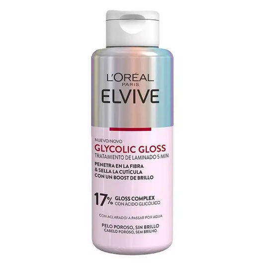 L'Oréal Paris Elvive Θεραπεία 5 λεπτών Glycolic Gloss με γλυκολικό οξύ για απαλά και λαμπερά μαλλιά
