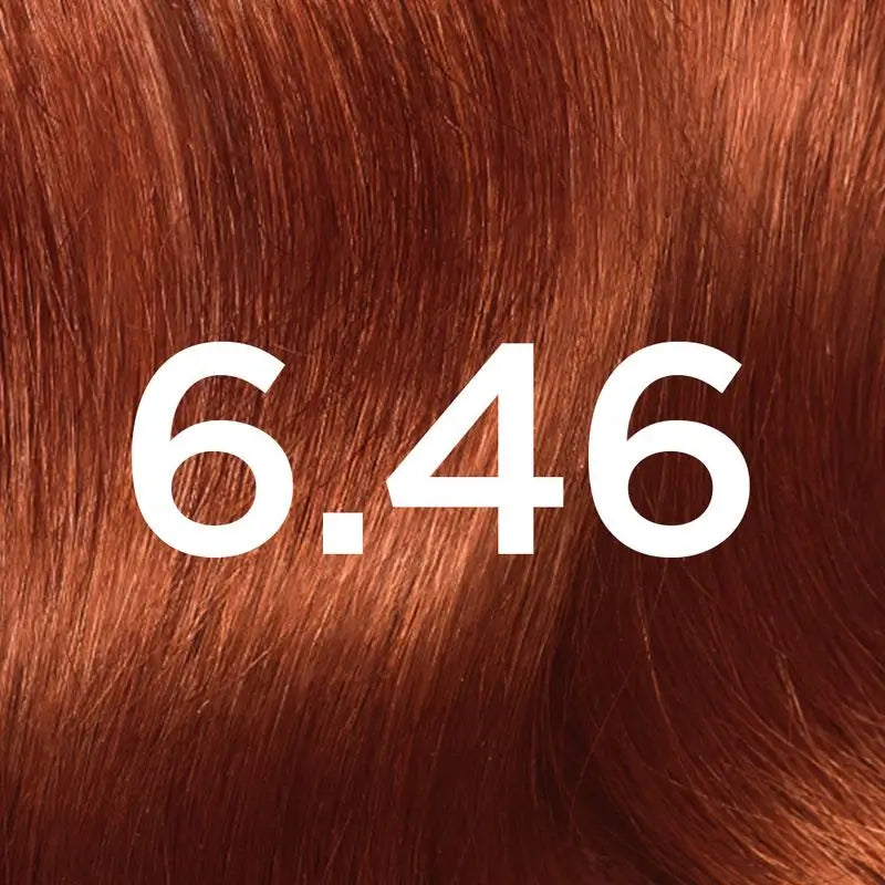 L'Oréal Paris Excellence Creme Μόνιμη βαφή - Απόχρωση 6.46 Σκούρο ξανθό με χάλκινη απόχρωση καραβάκι