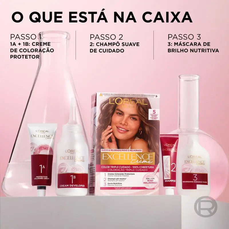 L'Oréal Paris Excellence Creme Μόνιμη βαφή - Απόχρωση 7 Ξανθό