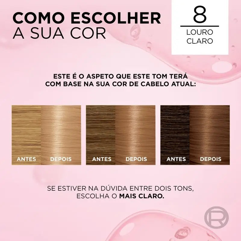 L'Oréal Paris Excellence Creme Μόνιμη βαφή - Απόχρωση 8 Ανοιχτό ξανθό