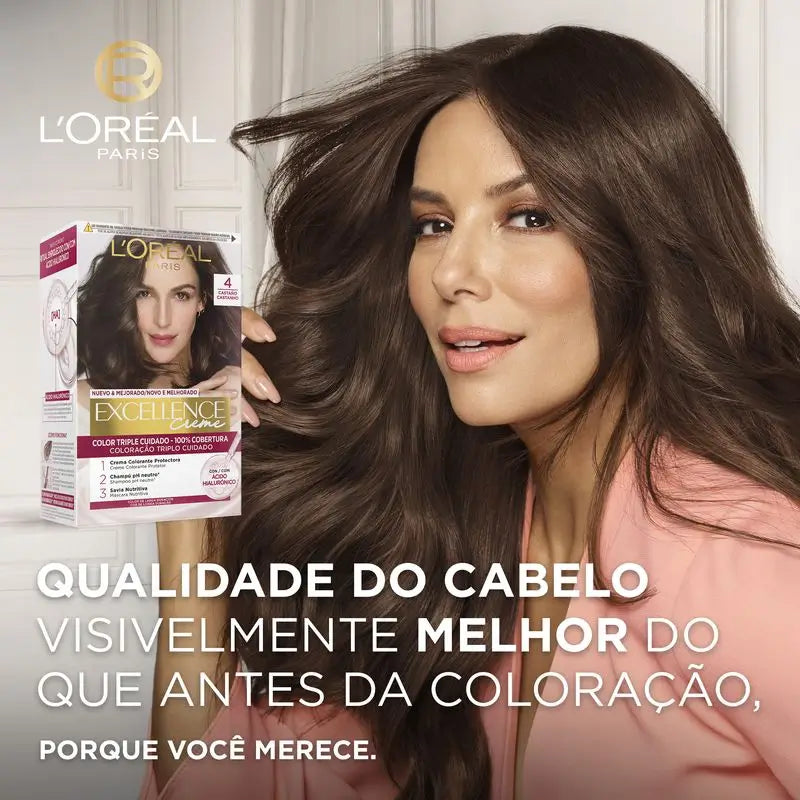 L'Oréal Paris Excellence Creme Μόνιμη βαφή - Απόχρωση 8.1 Ανοιχτό ξανθό με γκριζωπή απόχρωση