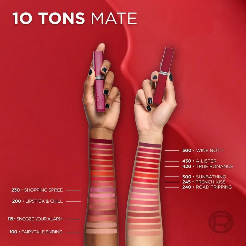 L'Oréal Paris Infaillible Le Matte Resistance Ματ φινίρισμα 16 ώρες*. Απόχρωση 100 Fairytale Ending