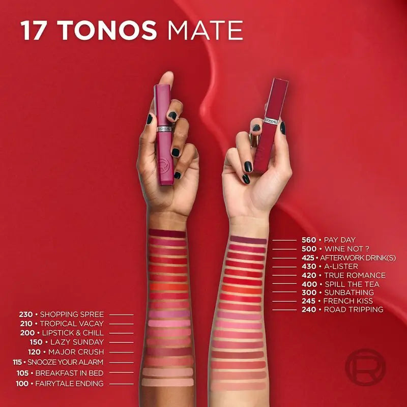 L'Oréal Paris Infaillible Le Matte Resistance Ματ φινίρισμα 16 ώρες*. Απόχρωση 200 Lipstick & Chill