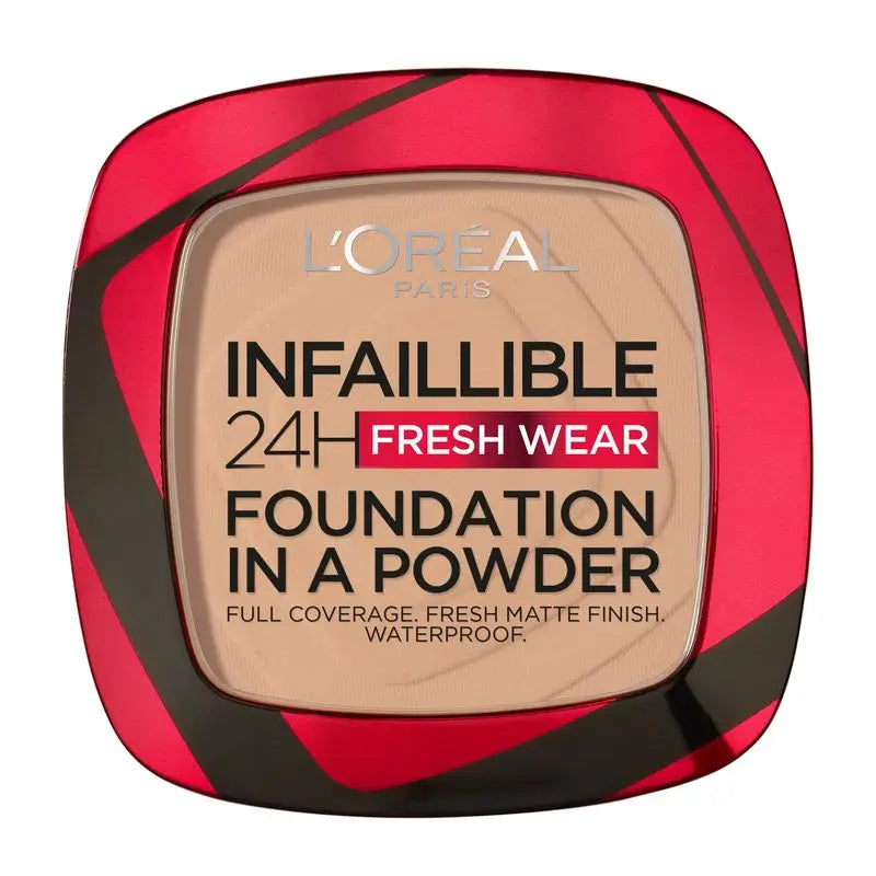 L'Oréal Paris Infalible 24H Ματ Πούδρα Σε Συμπαγή Μορφή Με Μακρά Διάρκεια, Απόχρωση 120