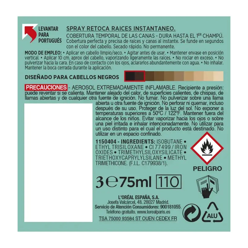 L'Oréal Paris Magic Retouch 1 Noir 75 ml