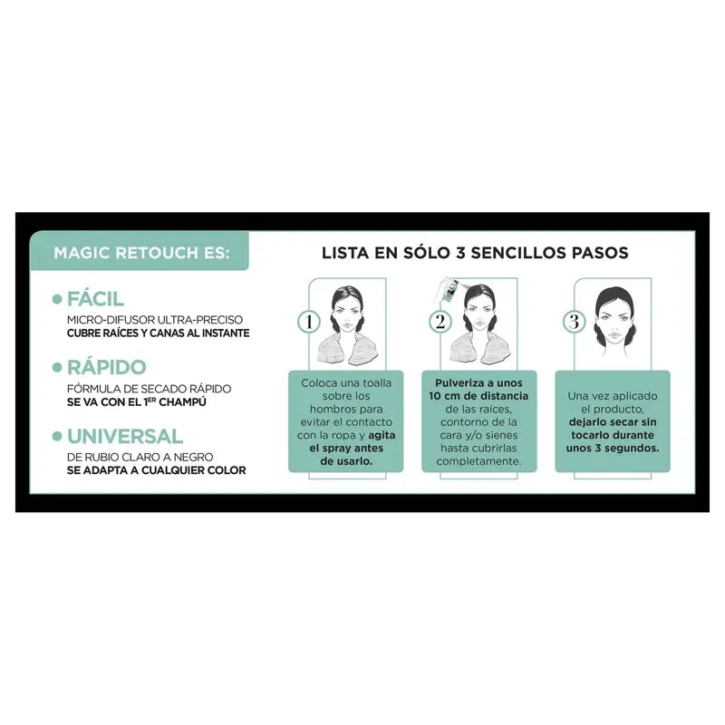 L'Oréal Paris Magic Retouch 1 Noir 75 ml
