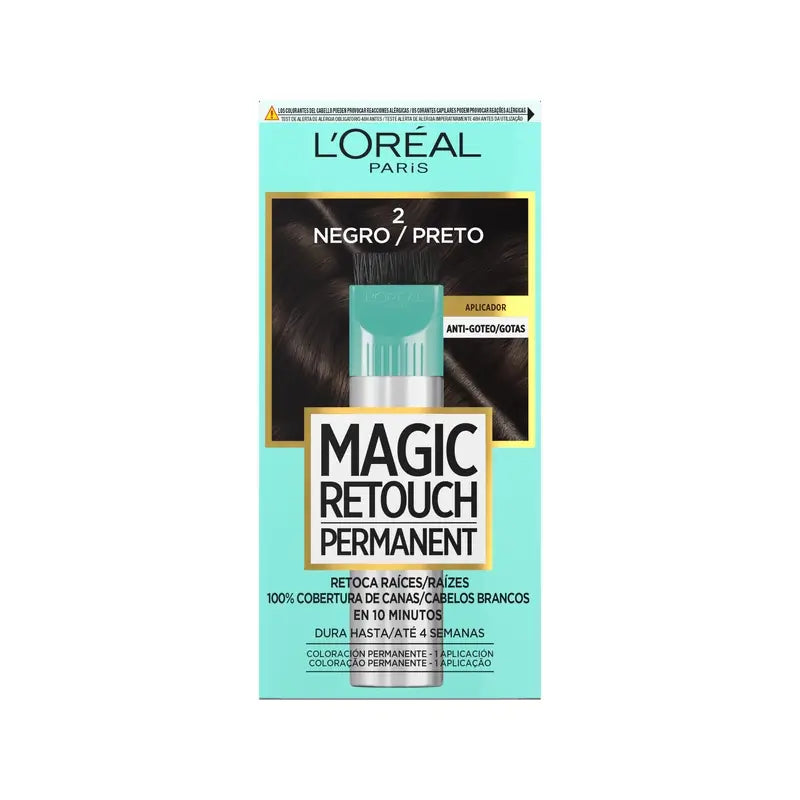 L'Oréal Paris Magic Retouch Permanent – Ρετουσάρισμα ρίζων 02 Μαύρο 18 ml