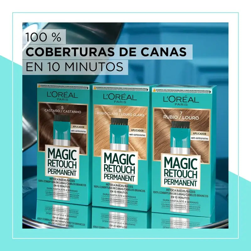L'Oréal Paris Magic Retouch Permanent – Ριτούς ρίζες 4 Σκούρο καστανό 18 ml