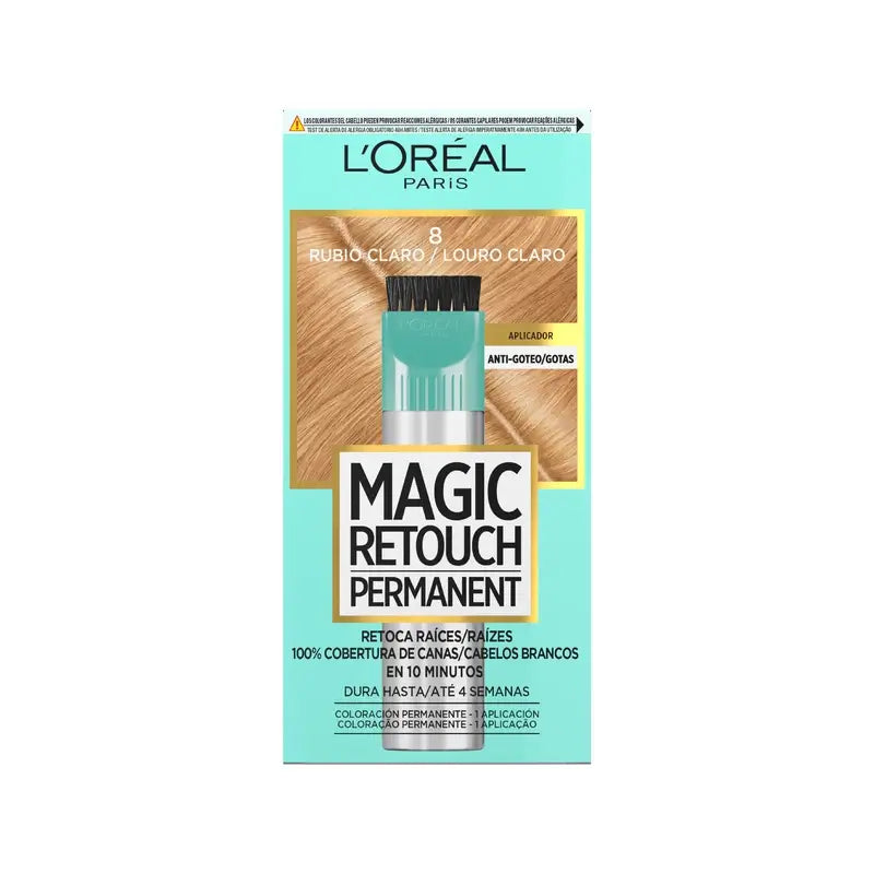 L'Oréal Paris Magic Retouch Permanent – Ριτύχωμα ρίζων 8 Ανοιχτό ξανθό 18 ml