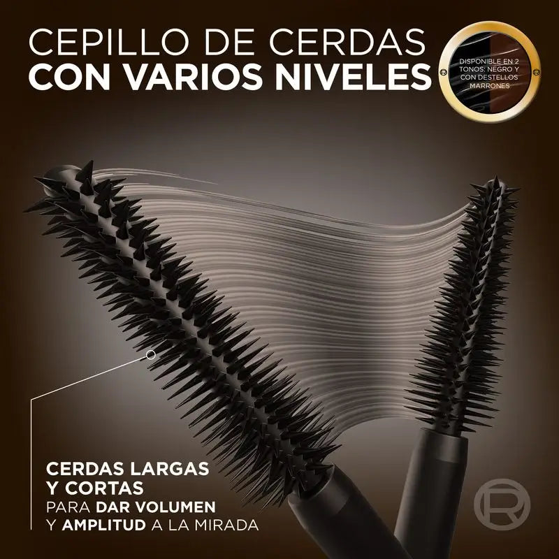 L'Oréal Paris Μάσκαρα Panorama Brown με εξαιρετικά εύκαμπτη φόρμουλα που προσδίδει όγκο