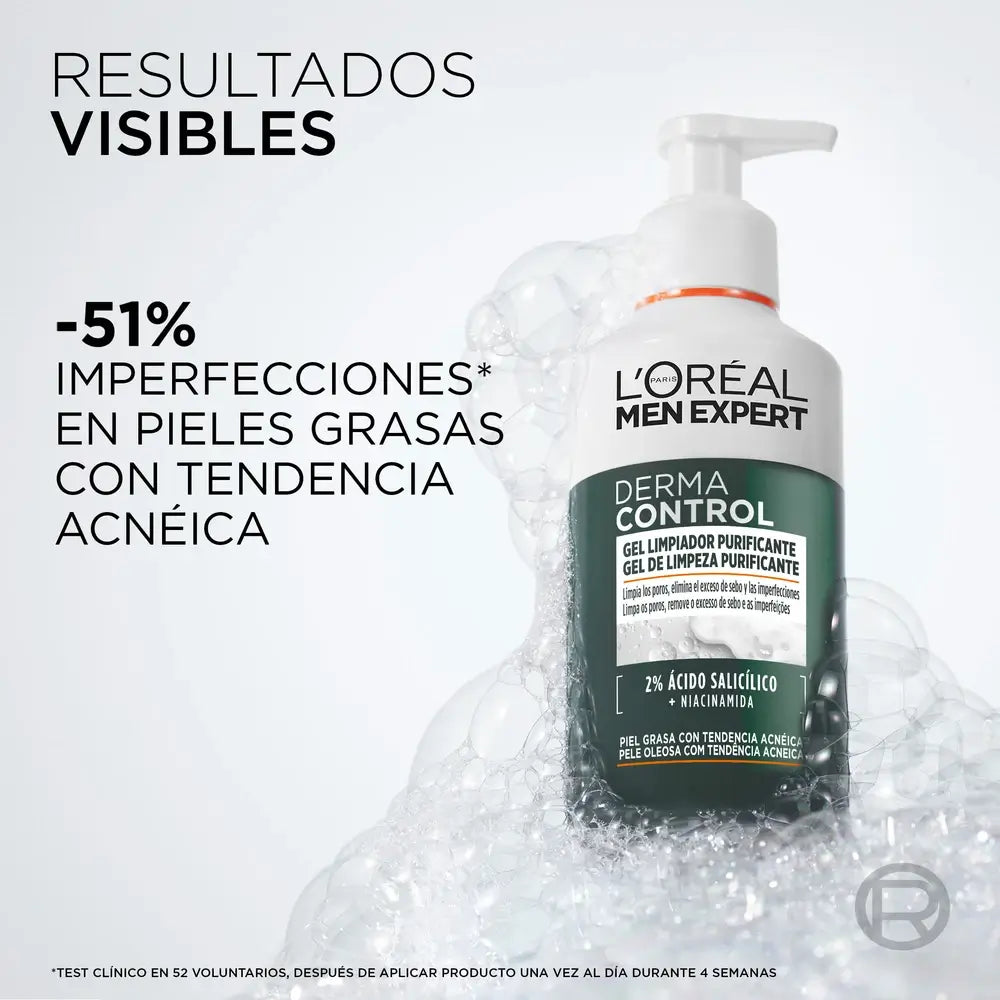 L'Oreal Paris Men Expert Derma Control Τζελ Καθαρισμού, 260 ml