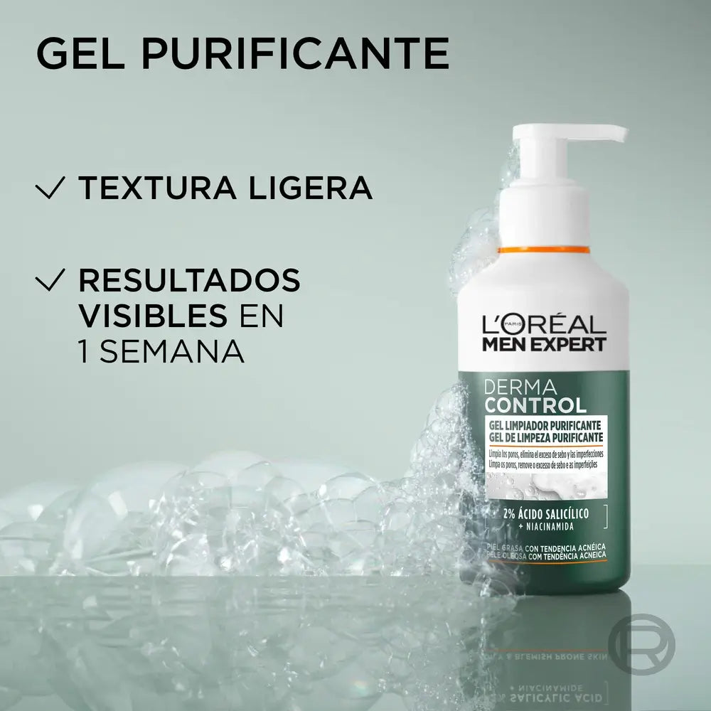 L'Oreal Paris Men Expert Derma Control Τζελ Καθαρισμού, 260 ml