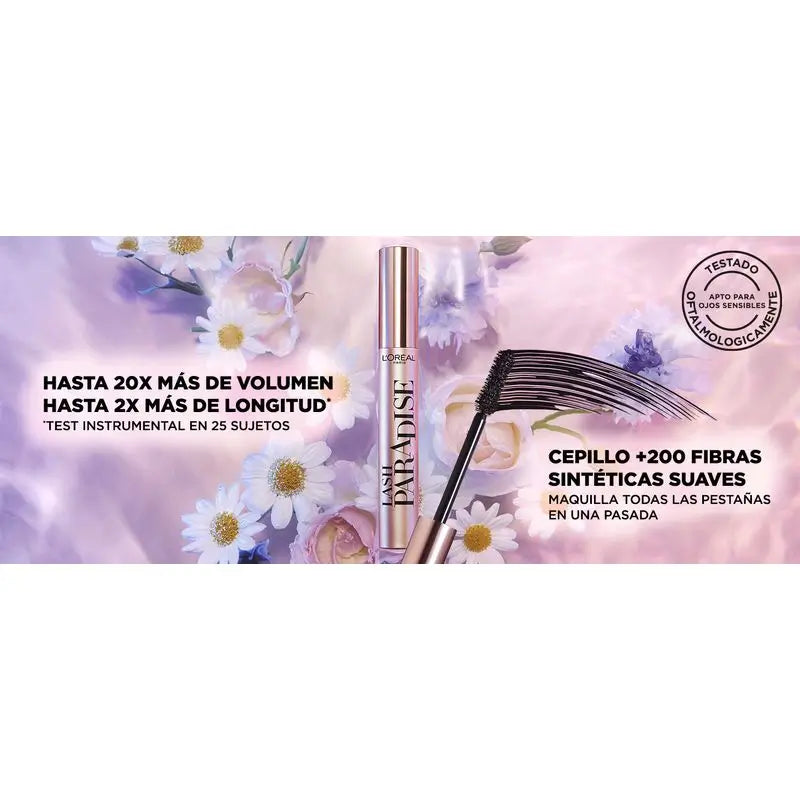 L'Oréal Paris Paradise Μάσκαρα για όγκο και μήκος, μαύρη