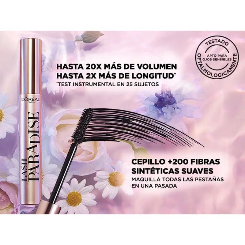 L'Oréal Paris Paradise Μάσκαρα για όγκο και μήκος, μαύρη