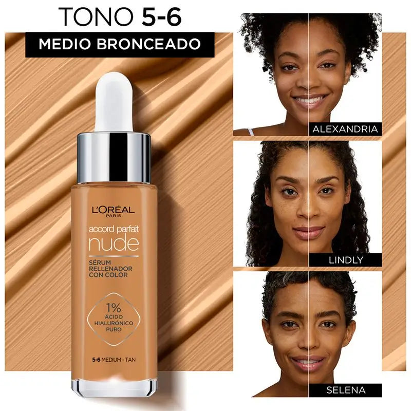 L'Oréal Paris Ορός με χρώμα Accord Parfait Απόχρωση 5-6 Μεσαία-Σκούρα