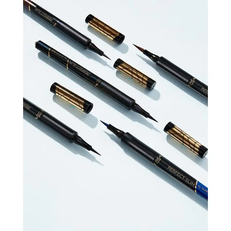 L'Oréal Paris Super Liner Perfect Slim Έντονο Μαύρο Υγρό και Εξαιρετικά Ακριβές Μολύβι Ματιών