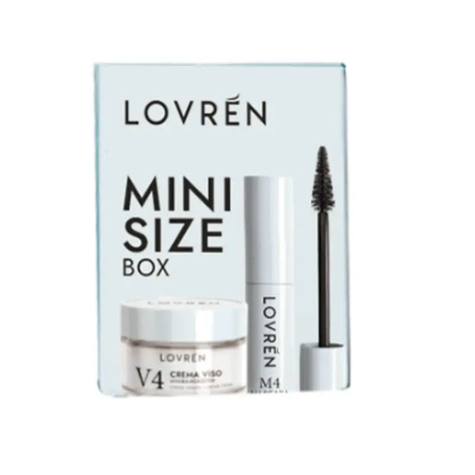 Lovrén Mini-Size Box Blue (Μάσκαρα M4 σε μίνι συσκευασία + Κρέμα προσώπου V4 σε μίνι συσκευασία) 