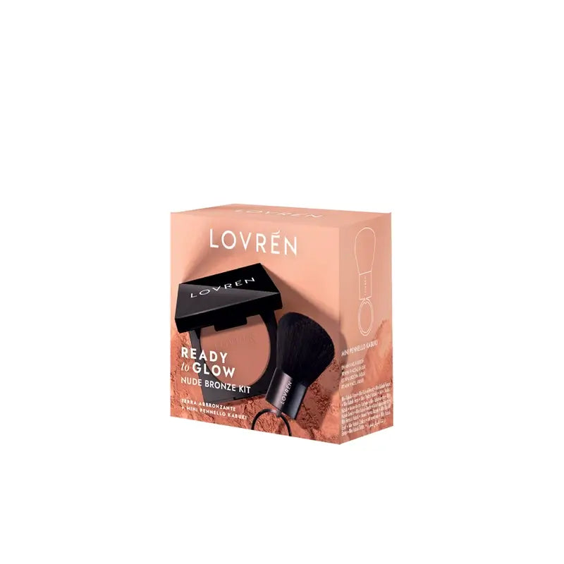 Lovrén Ready To Glow Travel Kit Πούδρα Μπρονζέ 