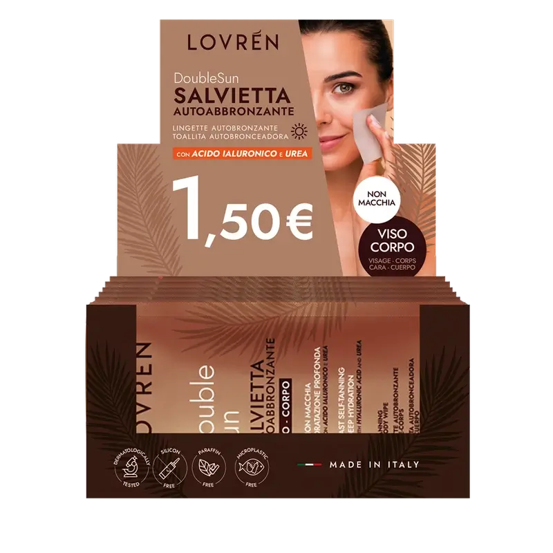 Lovrén Solaire Αυτομαυριστικό Μαντηλάκι Doublesun 