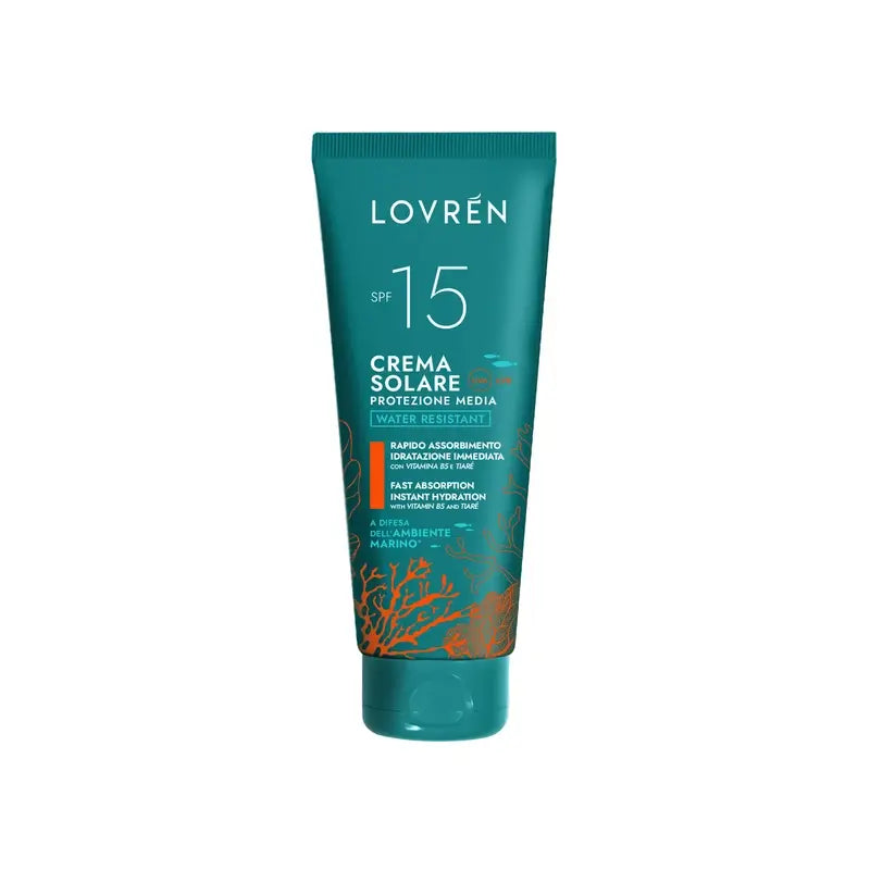Lovrén Solaire Αντηλιακή Κρέμα SPF 15 Μέτρια Προστασία, 100 ml