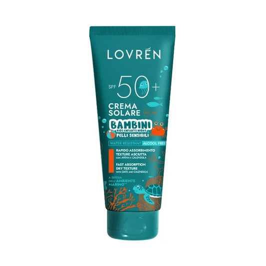 Lovrén Solaire Αντηλιακή Κρέμα SPF 50+ για Παιδιά και Ευαίσθητα Δέρματα, 200 ml