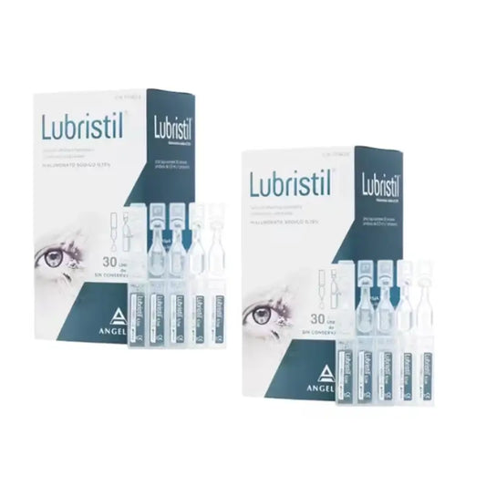 Lubristil Υαλουρονικό οξύ για την ξηροφθαλμία, Συσκευασία 2 x 30 μονοδόσεις