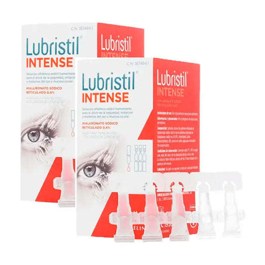 Lubristil Intense, Συσκευασία 2 x 30 μονοδόσεις