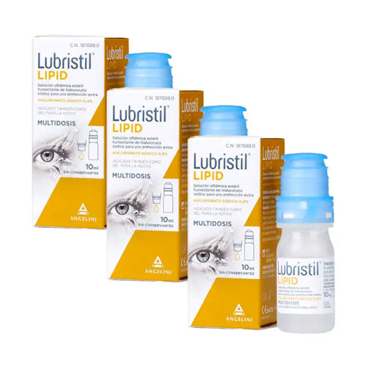 Lubristil Lipid, συσκευασία 3 x 10 ml