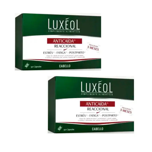 Luxeol κατά της τριχόπτωσης, συσκευασία 2 x 90 δισκία