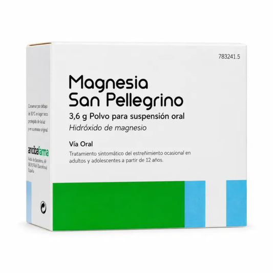 Magnesia San Pellegrino 3,6 g Σκόνη για πόσιμο εναιώρημα 20 φακελάκια