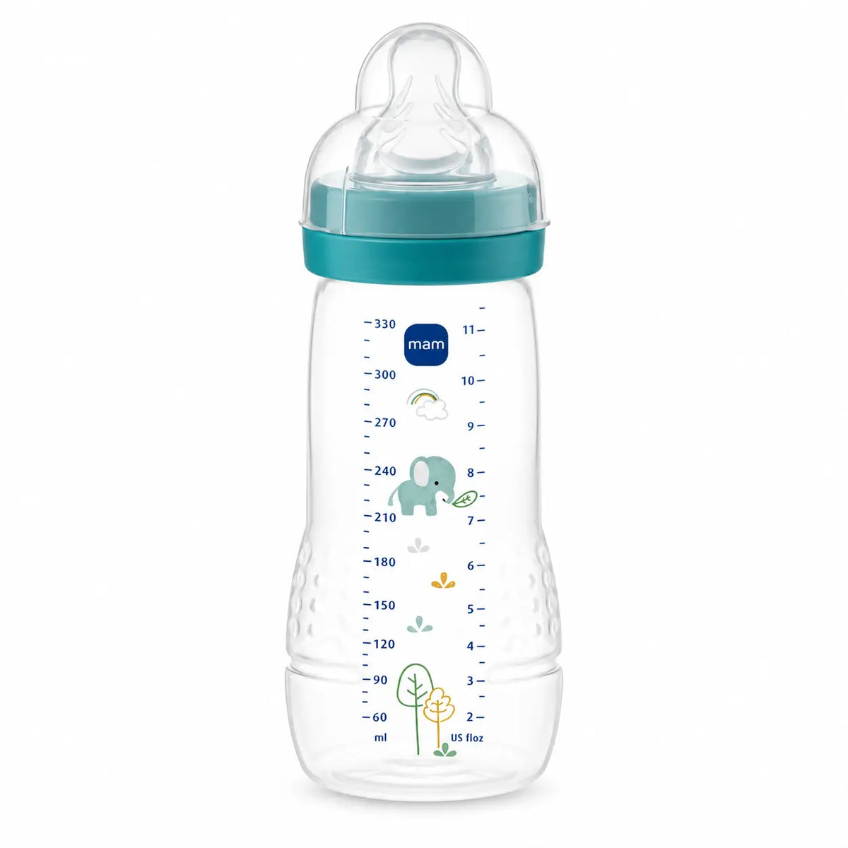 Mam Baby Μπιμπερό Easy Active Μπλε Λαμπερό, 330 ml