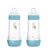 Mam Baby Μπιμπερό Easy Start κατά των κολικών, Ματ Μπλε, 2X320 ml 