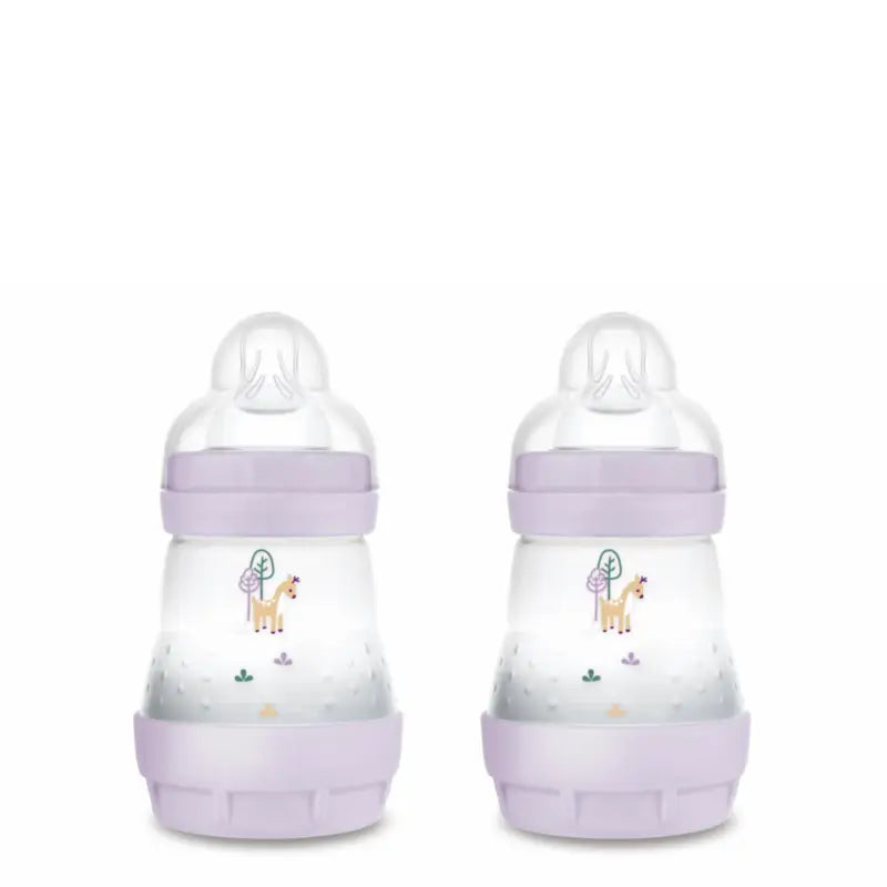 Mam Baby Μπιμπερό Easy Start κατά των κολικών, ροζ ματ, 2×160 ml 