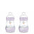 Mam Baby Μπιμπερό Easy Start κατά των κολικών, ροζ ματ, 2×160 ml 