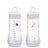 Mam Baby Μπιμπερό Easy Start κατά των κολικών, ροζ ματ, 2×320 ml 