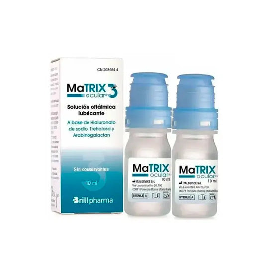 Matrix Ocular 3 Οφθαλμικές Σταγόνες, Συσκευασία 2 x 10 ml