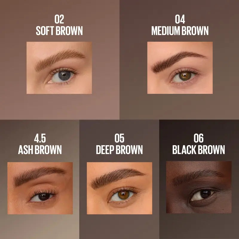 Maybelline New York Brow Insert Μολύβι φρυδιών, Μαύρο-Καφέ, 1,25 ml