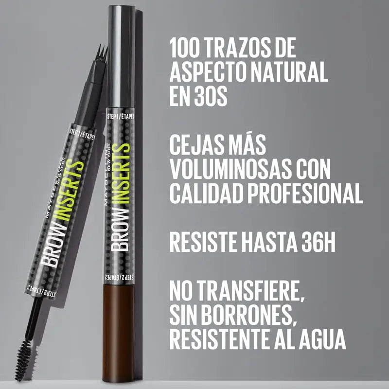 Maybelline New York Brow Insert Μολύβι φρυδιών, Deep Brown, 1,25 ml