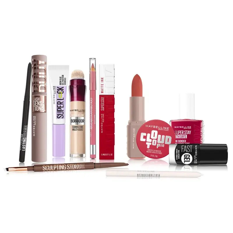 Maybelline Ημερολόγιο του Άδβεντου, 12 προϊόντα