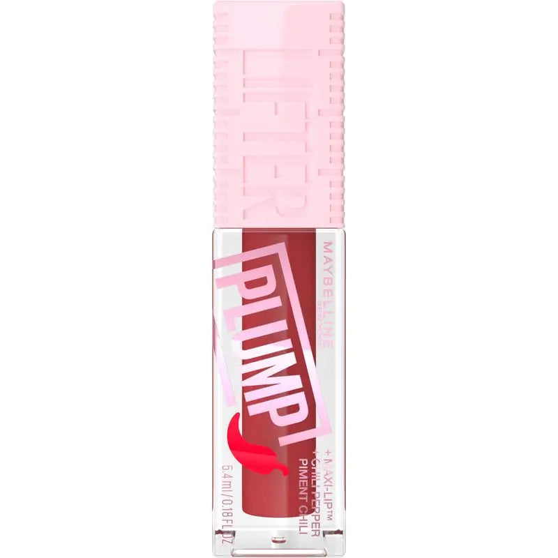Maybelline New York Lifter Plump με τσίλι και υαλουρονικό οξύ, Απόχρωση 006 Hot Chilli