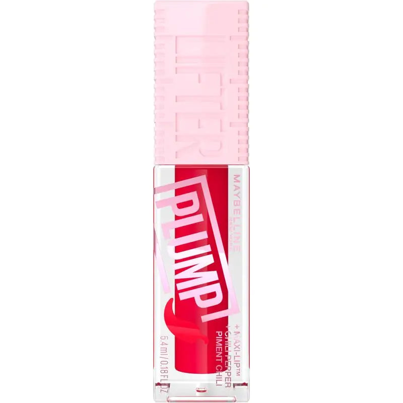 Maybelline New York Lifter Plump με τσίλι και υαλουρονικό οξύ, Απόχρωση 006 Red Flag
