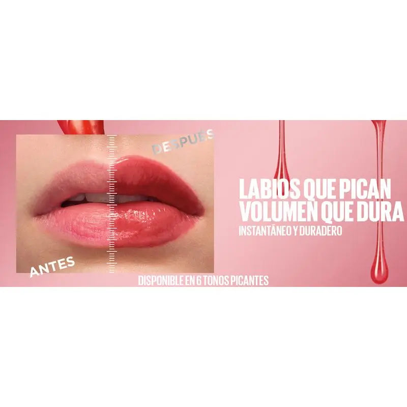 Maybelline New York Lifter Plump με τσίλι και υαλουρονικό οξύ, Απόχρωση 006 Red Flag