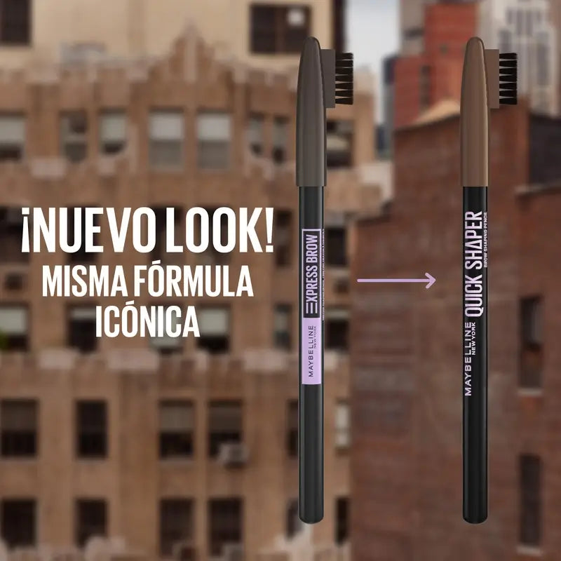 Maybelline New York Quick Shaper Μαύρο-Καφέ 06, 1 τεμ.