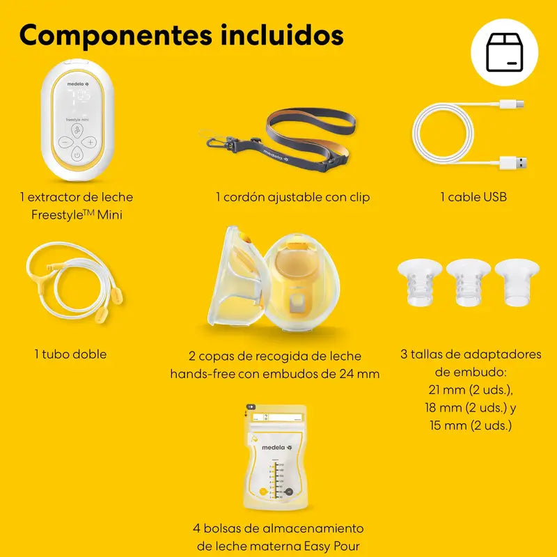 Medela Freestyle Mini Hands Free Ηλεκτρικό Διπλό Θηλαστικό