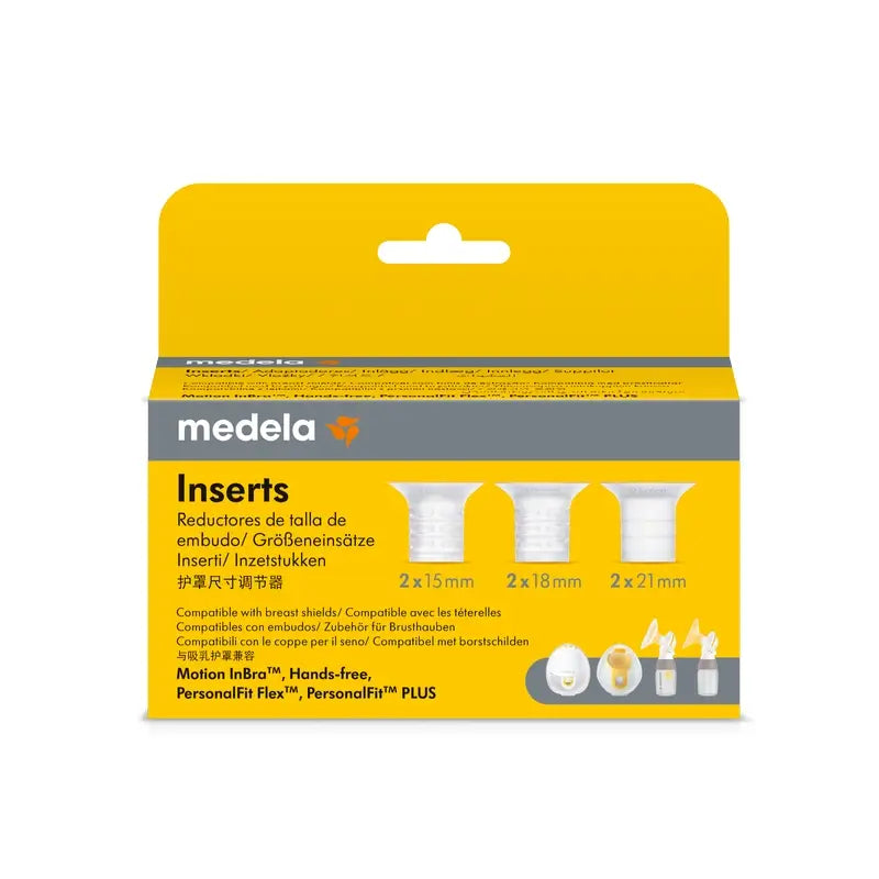 Medela Ενθέματα μείωσης διαμέτρου χοάνης 15, 18 και 21 mm