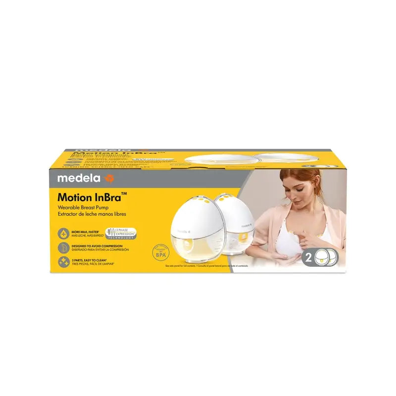 Medela Motion Inbra Διπλός Ασύρματος Αποχυμωτής Χωρίς Καλώδια