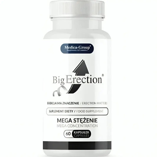 Medica Group Bigerection Φυσικό συμπλήρωμα διατροφής για την ανδρική ζωτικότητα και την σεξουαλική απόδοση, 60 κάψουλες
