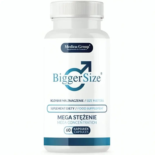 Medica Group Biggersize Φυσικό συμπλήρωμα διατροφής για την ενίσχυση της ανδρικής ζωτικότητας και ενέργειας, 60 κάψουλες